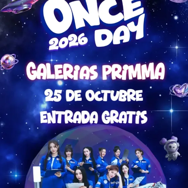 Once Day, 25 de octubre en Galerías Primma